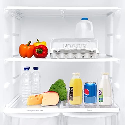 Drink Dispenser for Fridge, Self Pushing Soda Can Organizer for
