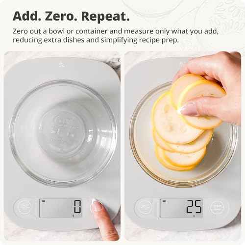 Greater Goods Food Scale, Slim & Compact Build, 1g Precision