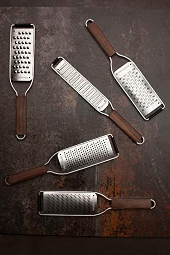 Microplane Master Series Wood Handle Stainless Steel Frame Coarse
