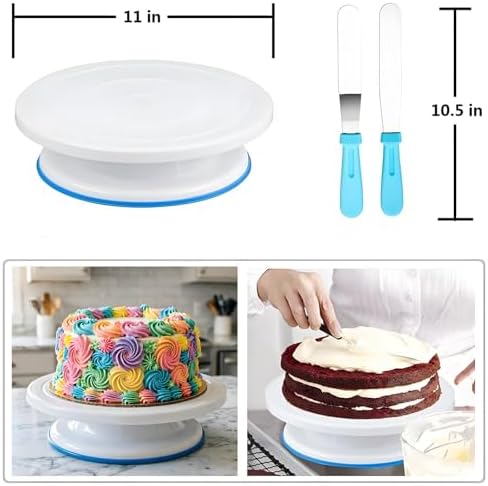 Cake Decorating Kit, 248 Pcs Baking Supplies (Blue)