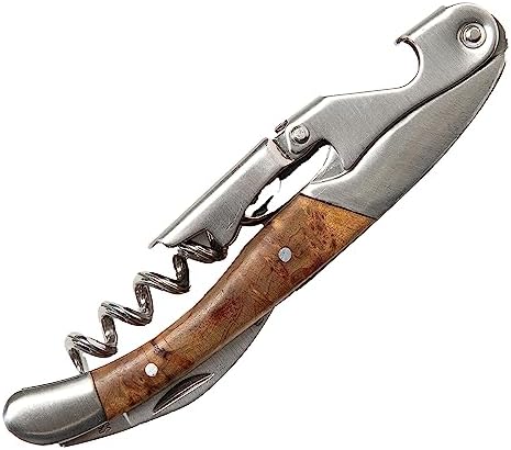 The Wine Chic Premium Professional Corkscrew Wine Opener with Elegant