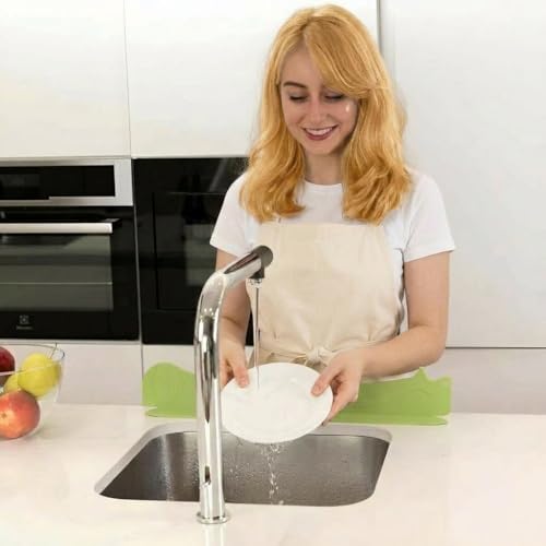 Silicone Kitchen Sink Water Splash Guard Protector for Single or