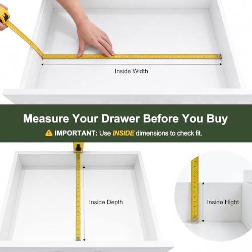 Bellsal Acacia Silverware Organizer Kitchen Drawer Organizer
