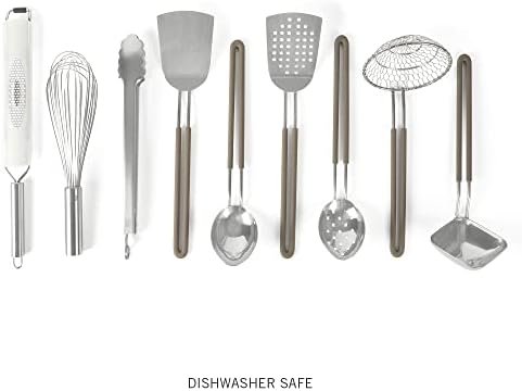 Martha Stewart 9-Piece Stainless Steel Kitchen Gadget Set