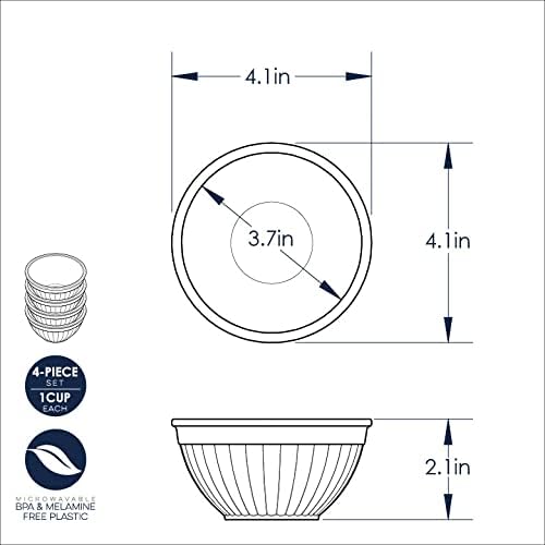 Nordic Ware Mini Prep and Serve Mixing Bowls Set, Earth-Tones - Image 4