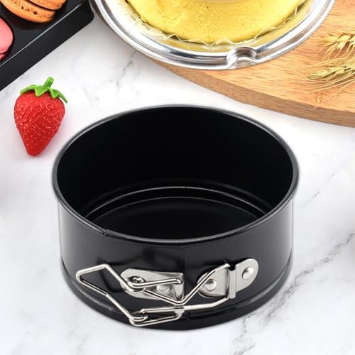 4 Inch Springform Pans Set of 4, Mini Cheesecake Pans with Removable