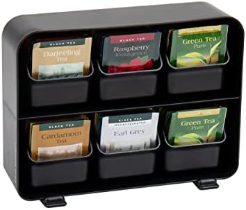 Mind Reader Tea Bag Organizer, Tea Station Organizer, Countertop