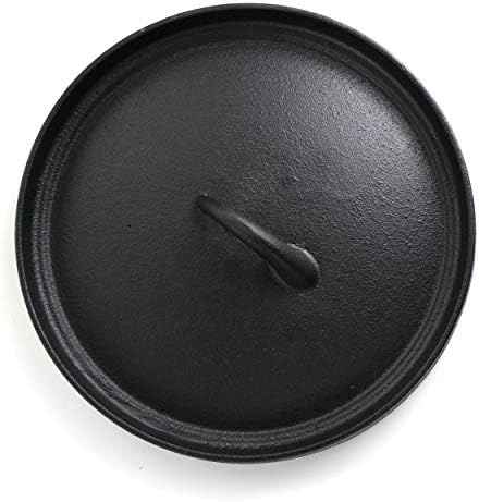 MegaChef Assorted Pre-Seasoned OVEN SAFE, Cast Iron Cookware Set, 5 Piece, Black