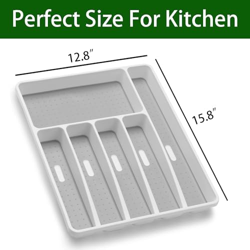 Loyareal Silverware Organizer Utensil Organizer Holder Kitchen Drawer