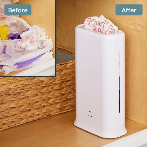 YouCopia StoraBag Space-Saving Plastic Bag Dispenser, Organizer for