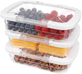 3 Pack Deli Meat Container for Fridge, Stackable Refrigerator