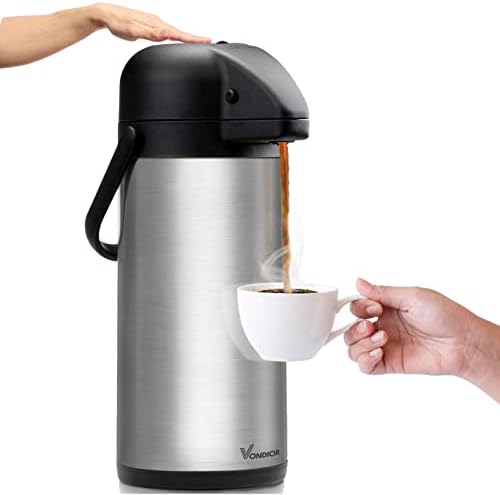 Coffee Carafe for Keeping Hot - 102oz/3L Airpot Coffee Dispenser with