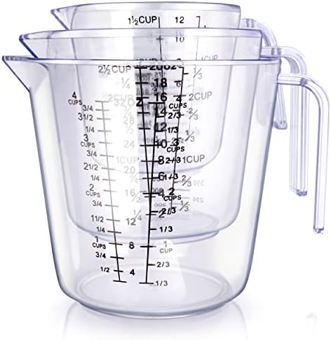 BINGBING- Measuring Cups Set, Liquid Measuring Cups For 3 For Kitchen