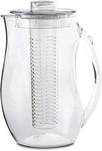 Large Fruit Infuser Water Pitcher (2.9 Quart/93 Oz) – Shatterproof