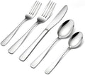 BEWOS 20 Piece Silverware Set - Stainless Steel Silverware Sets for 4