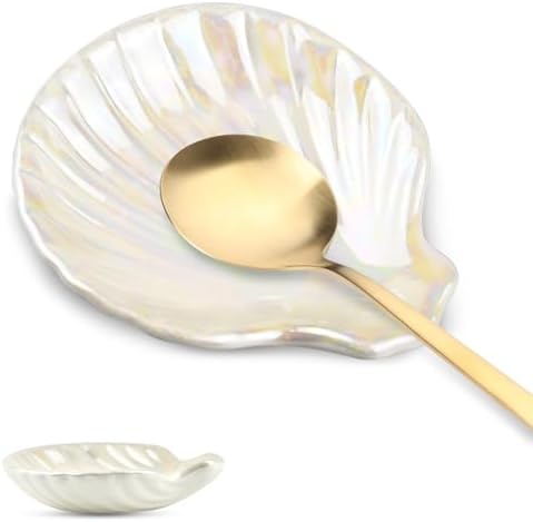 Ceramic Spoon Rest, Cute Coffee Spoons Holder for Kitchen Counter