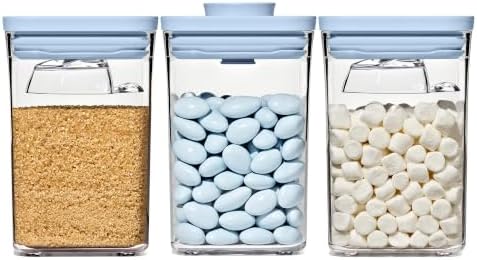 OXO Good Grips 3-Piece POP Container Set with Mini Scoops — Sky Blue