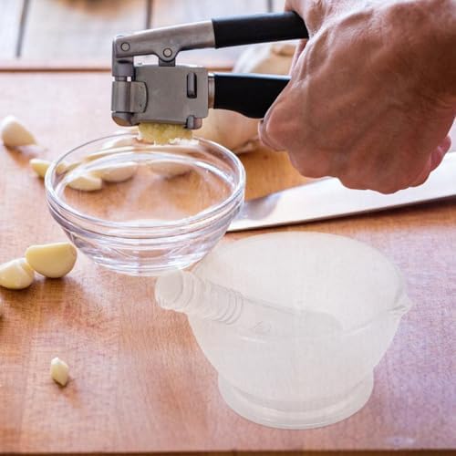 Glass Pestle and Bowl Set 75ml with Non Slip Base