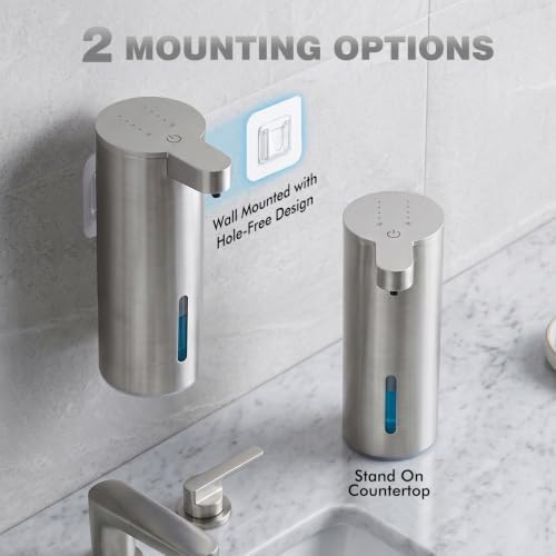Automatic Foaming Soap Dispenser, Stainless Touchless Liquid Soap