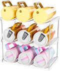 Stackable Water Bottle Organizer for Cabinet,3 Tier Water Bottle