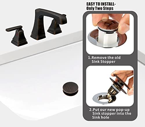 Artiwell Universal Bathroom Sink Drain Stopper, Fits Most Pop-Up