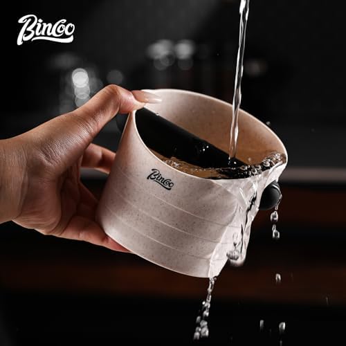 Bincoo Small Coffee Knock Box 4.5 Inch - 0.5L Espresso Knock Box