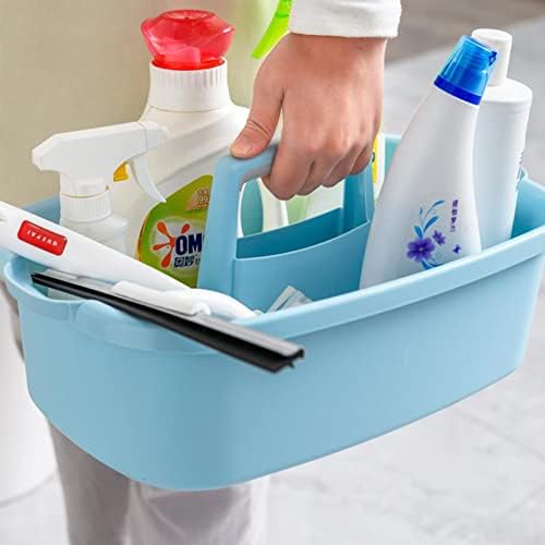 JiatuA Large Cleaning Caddy Basket, Blue