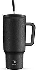 Meoky 40oz Tumbler with Handle, Leak-proof Lid and Straw, Insulated