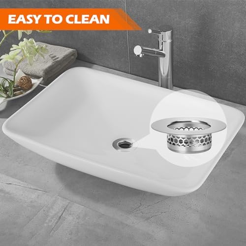 Bathroom Sink Strainer, Bathtub Lavatory Sink Drain Strainer Hair