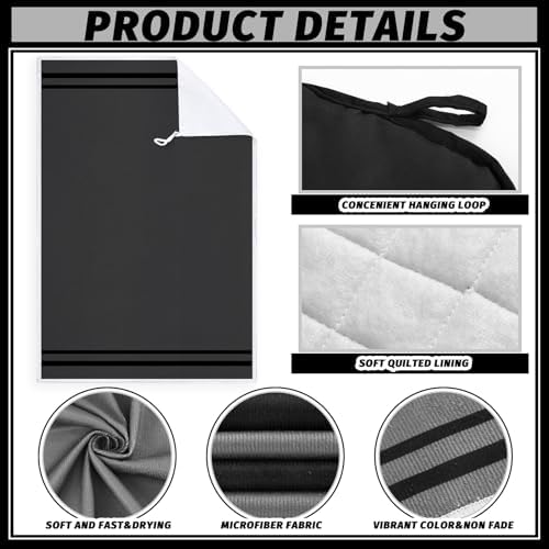 37 Pcs Black Kitchen Decor and Accessories Set Include