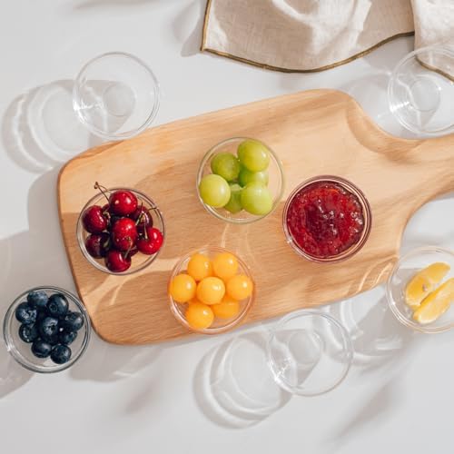 3in 2.5oz Mini Glass Bowls, Small Prep Bowl, 10 Pack Dipping bowls
