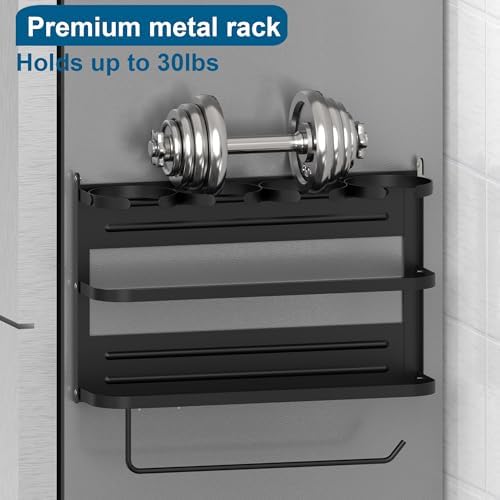 Magnetic Spice Rack,4-Slot Stanley Cup Water Bottle Holder with Paper