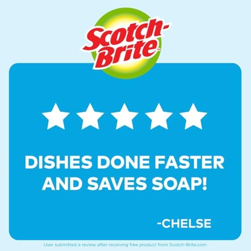 Scotch-Brite Soap Control Dishwand Brush, Pack of 4