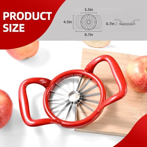 5.5-Inch 16-Slice Apple Corer Cutter