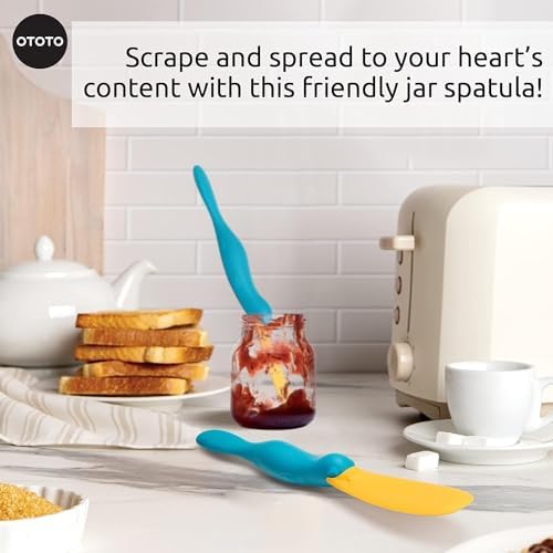 OTOTO Jerry the Giraffe Toaster Tongs and Splatypus Jar Spatula