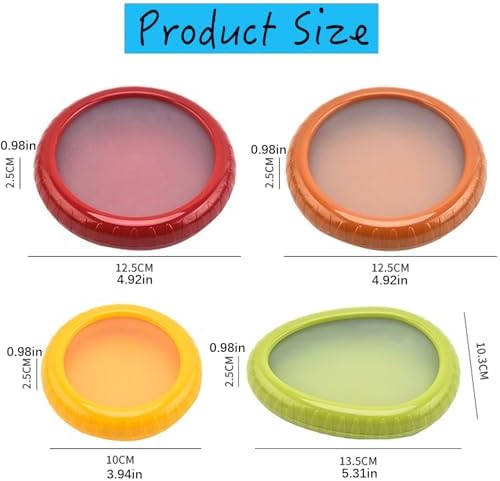 Winb Set of 4 Reusable Fruit and Veggie Savers