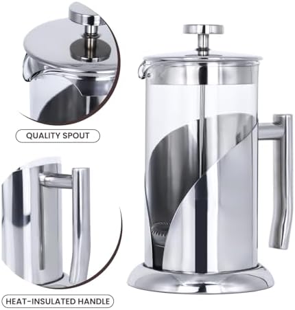 SOTECH Stainless Steel French Press, 1L