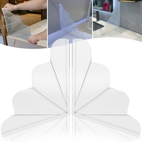 Silicone Shower Splash Guard XXL - Clear bathtub corner splash guard