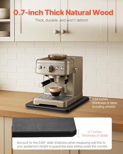 VEVOR Appliance Slider, 10.5 x 13-inch, Black