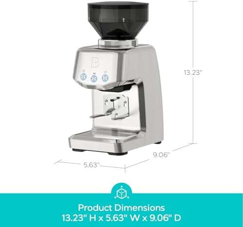 CASABREWS Tornado Basic Conical Burr Coffee Grinder, 35 Settings