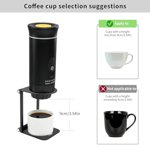 Pour Over Coffee Maker Stand,Foldable Portable Electric Espresso