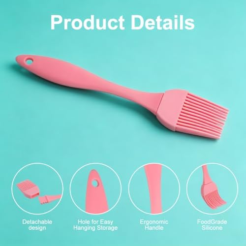 Silicone Oil Brush 4PCS Household Pouring Pastry Brush