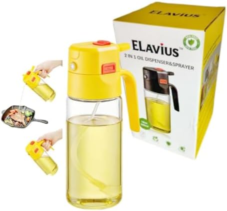 18oz/500ml Borosilicate Glass Olive Oil Sprayer
