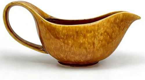 Gravy boat with drip-proof spout. 24-ounce large-capacity ceramic