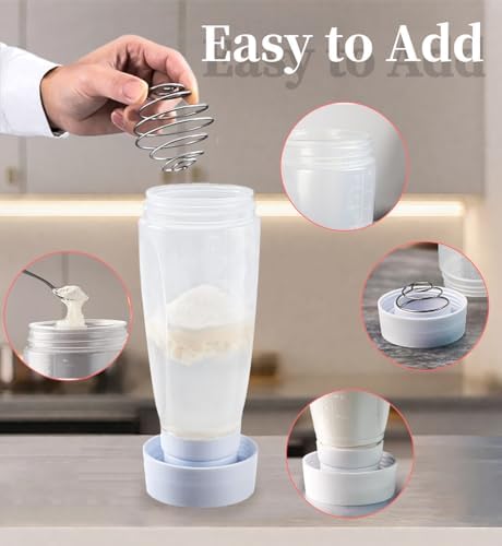 Pancake Batter Dispenser with Whisk Ball and Stand Base