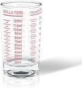 BCnmviku Measuring Cup Shot Glass 4 Ounce/120ML Liquid Heavy High