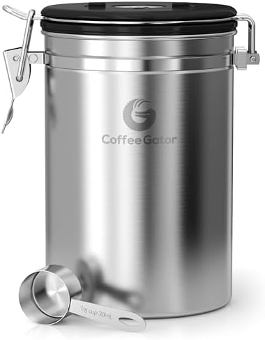 Coffee Gator 34oz French Press and 22oz Coffee Canister