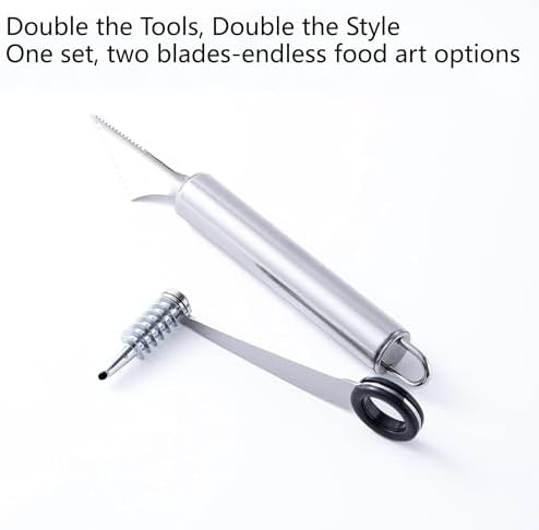 2-Piece Spiral Cutter and V-Shape Carving Tool Set
