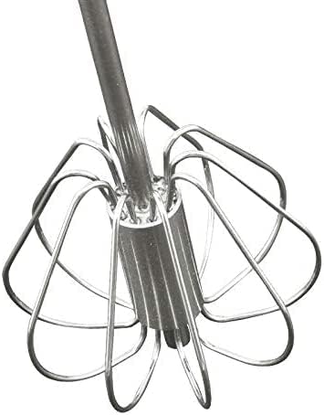 Fnoko Stainless Steel Semi-automatic Egg Whisk - 3PCS Hand Push Rotary