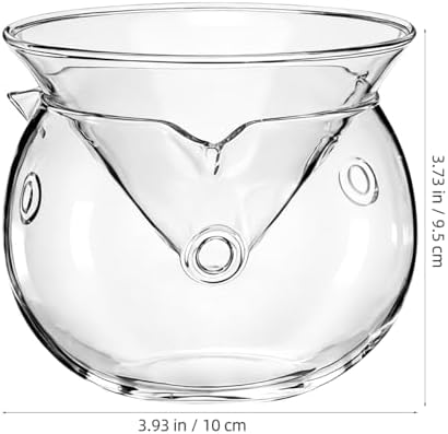 Glass Salad Bowl with Dry Ice Container Chilled Serving Bowl